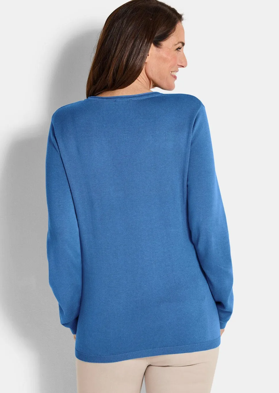 Pull en coton et viscose