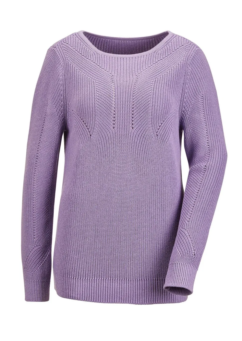 Pull en maille côtelée