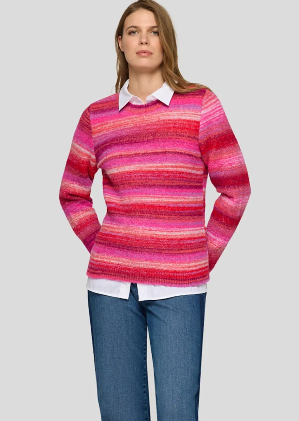 Pull en maille douillet en fil à effet