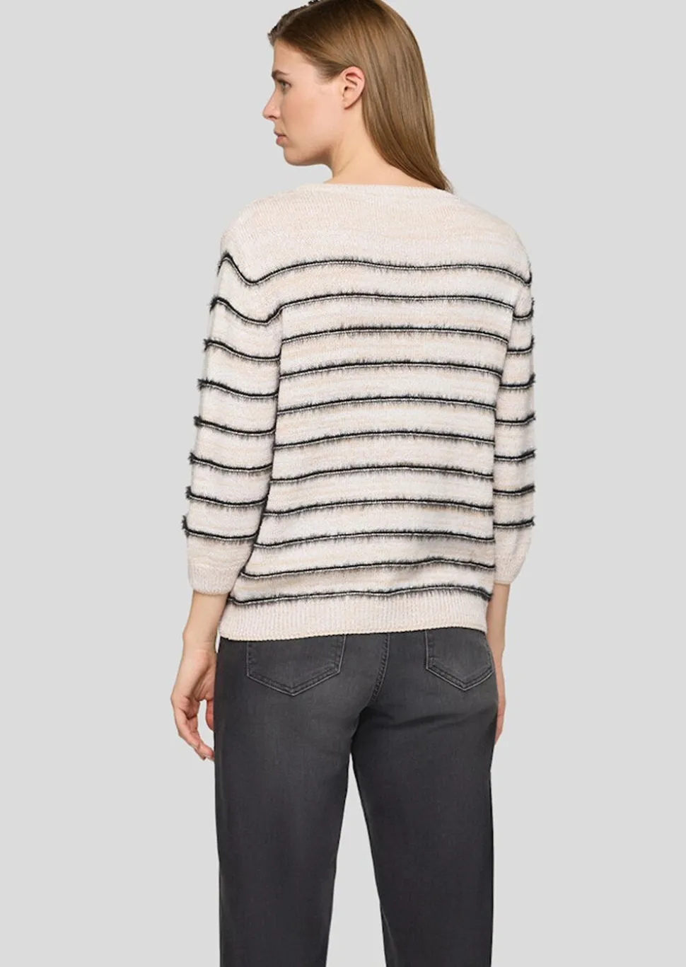 Pull en maille duveteuse