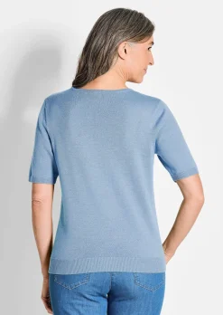 Pull en maille en pure laine mérinos