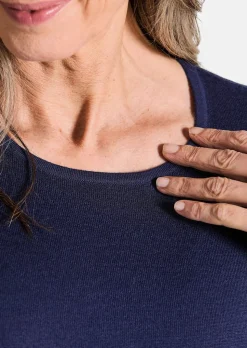 Pull en maille en pure laine mérinos