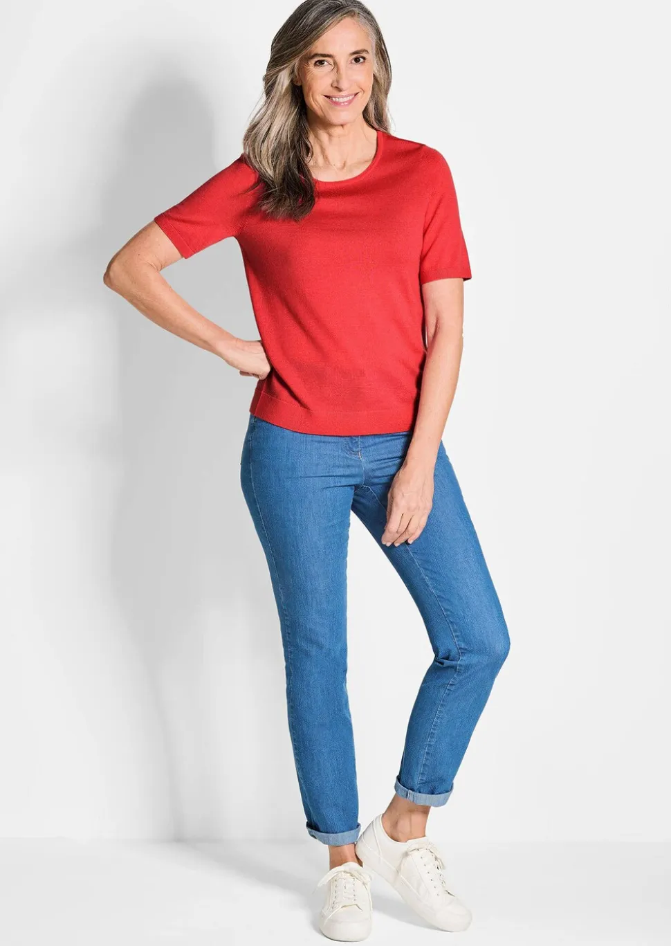 Pull en maille en pure laine mérinos