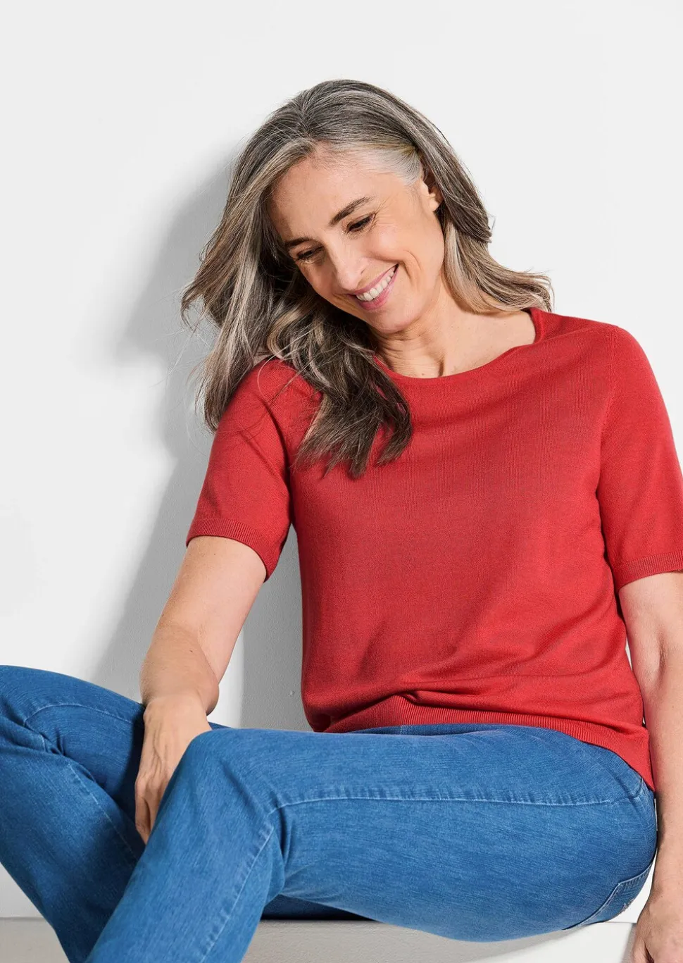 Pull en maille en pure laine mérinos