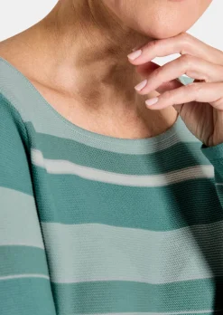 Pull en maille à rayures