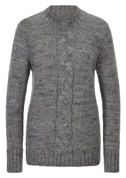 Pull en maille torsadée
