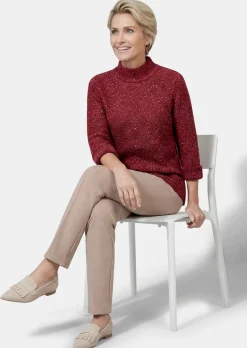 Pull en tricot aspect bouclette