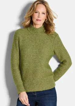 Pull en tricot aspect bouclette