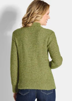 Pull en tricot aspect bouclette