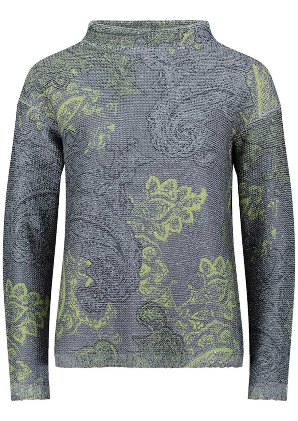 Pull en tricot avec imprimé cachemire
