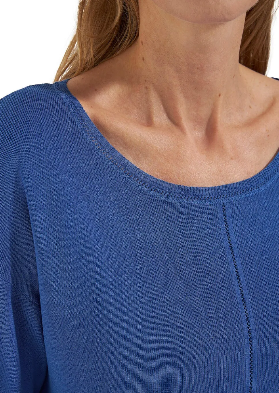 Pull en tricot avec motif ajouré