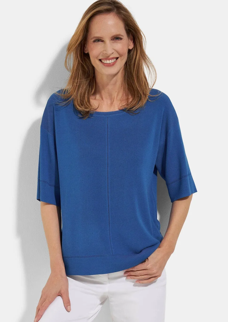 Pull en tricot avec motif ajouré