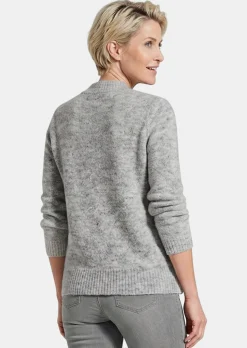 Pull en tricot avec motif intarsia
