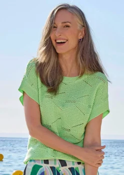 Pull en tricot avec motif à losanges