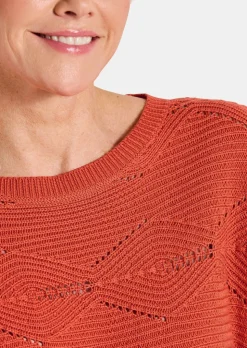 Pull en tricot avec motif à losanges