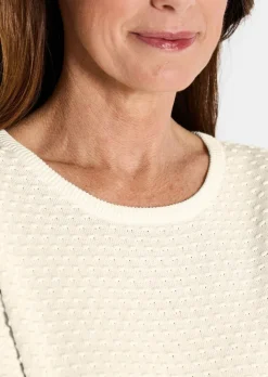 Pull en tricot avec motif à pois