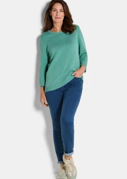 Pull en tricot avec motif à pois