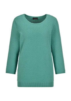 Pull en tricot avec motif à pois
