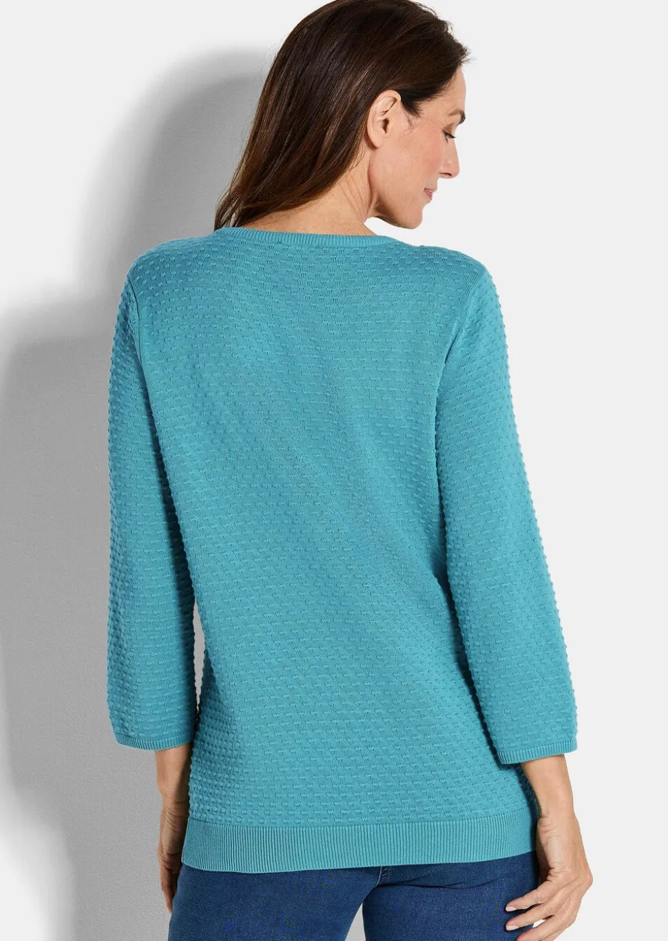 Pull en tricot avec motif à pois