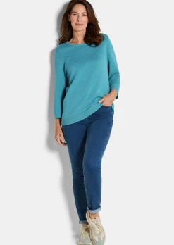 Pull en tricot avec motif à pois