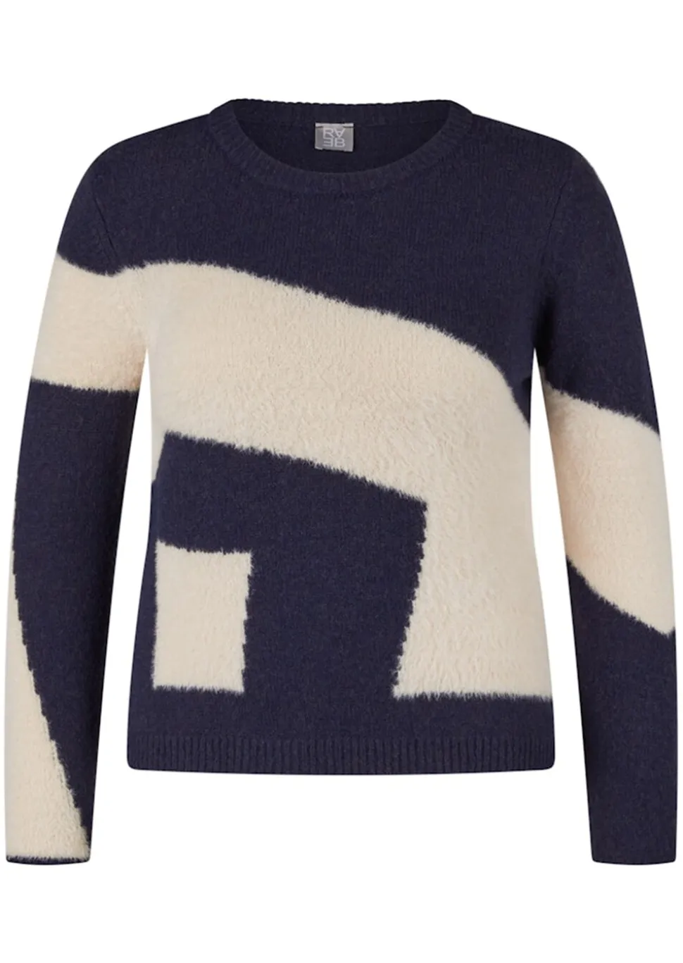Pull en tricot et fil plume