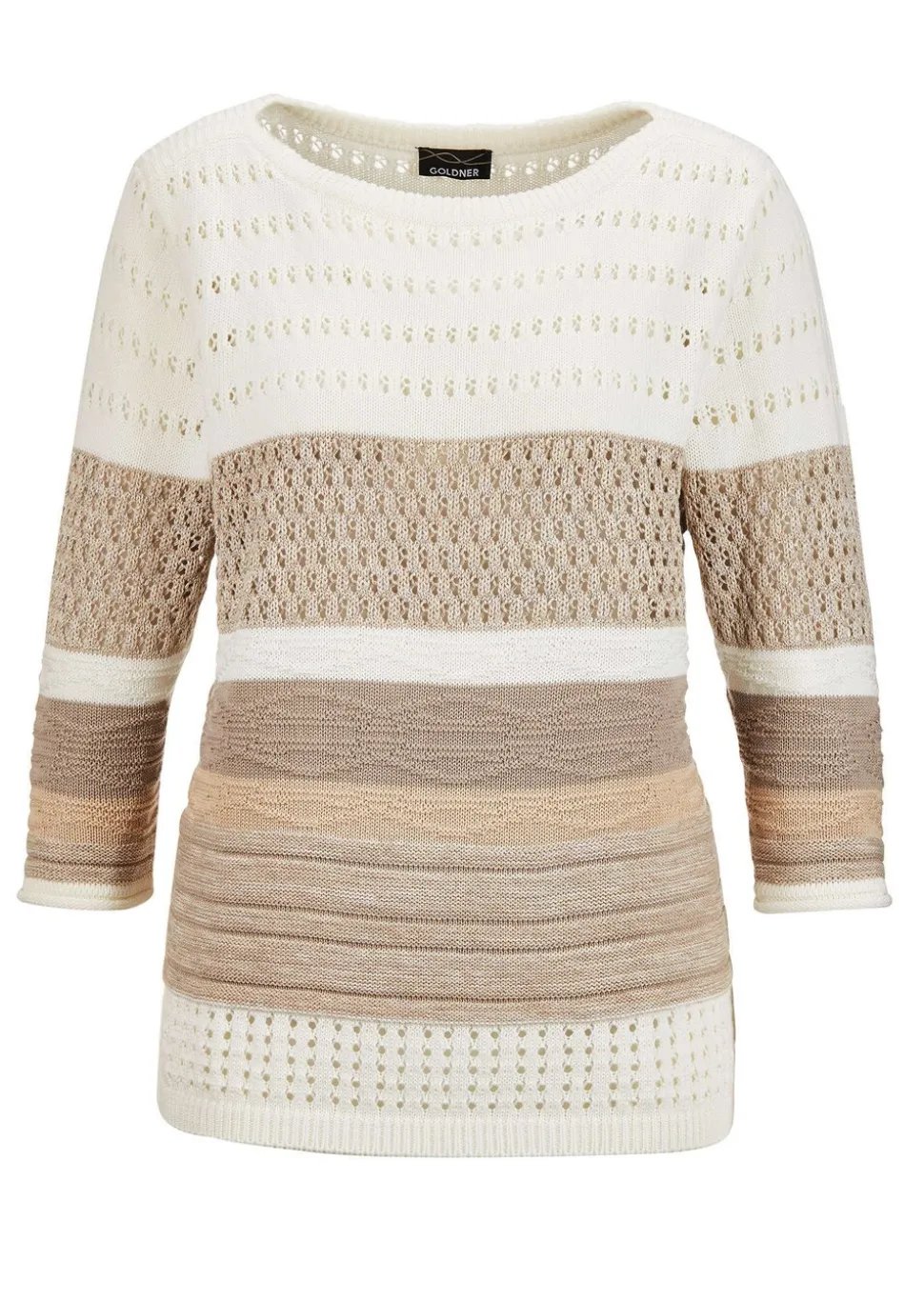 Pull en tricot à larges rayures