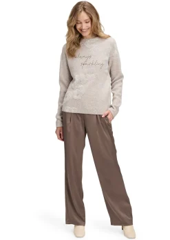 Pull en tricot orné de détails scintillants