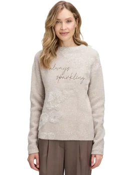 Pull en tricot orné de détails scintillants