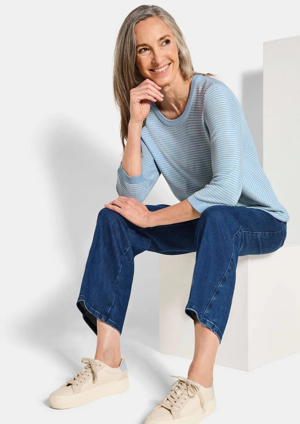 Pull en tricot pur coton