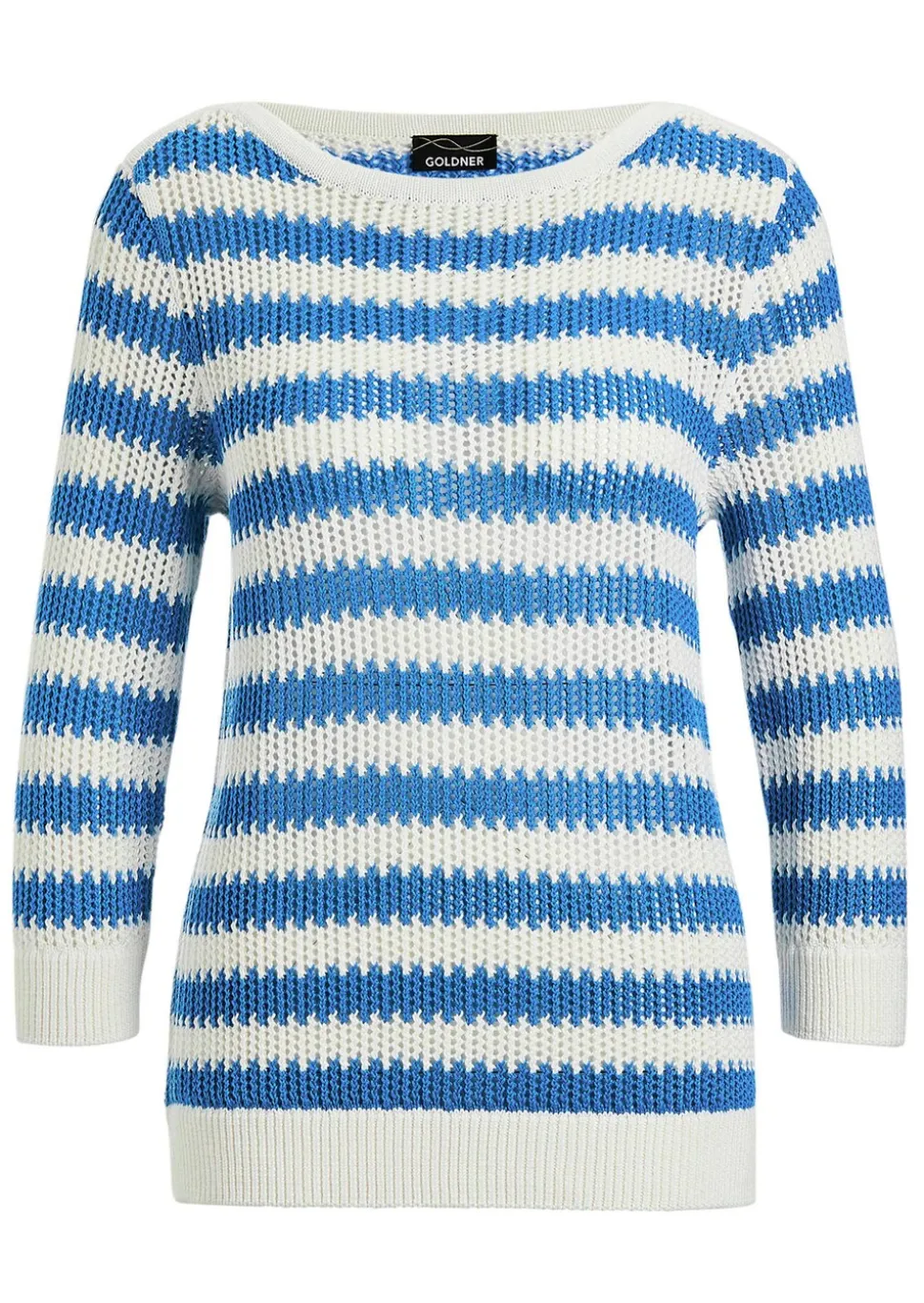Pull en tricot rayé