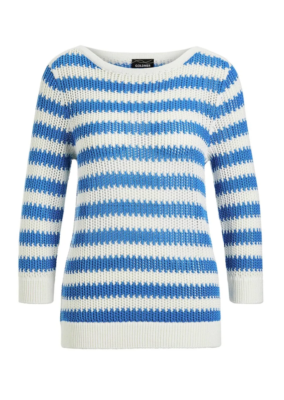 Pull en tricot rayé