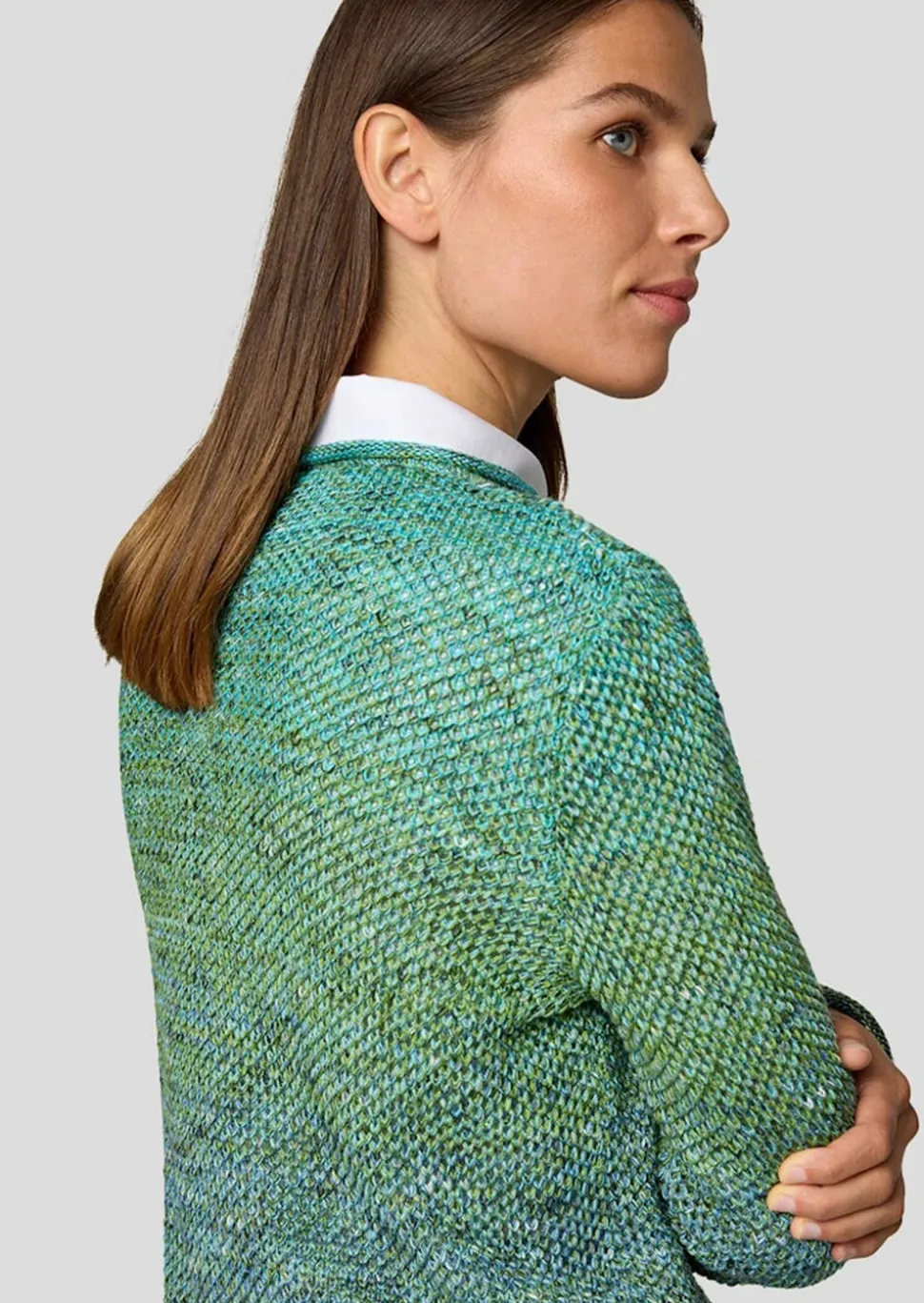Pull en tricot structuré