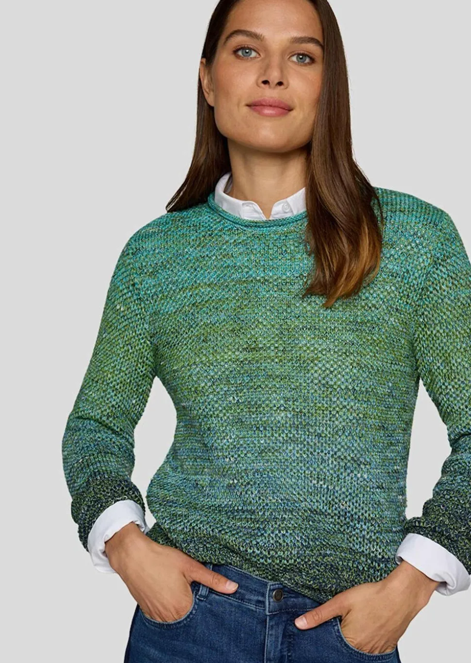 Pull en tricot structuré