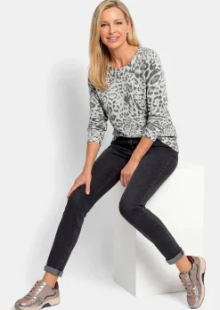 Pull imprimé en cachemire