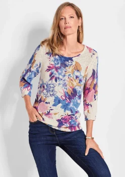 Pull imprimé très féminin