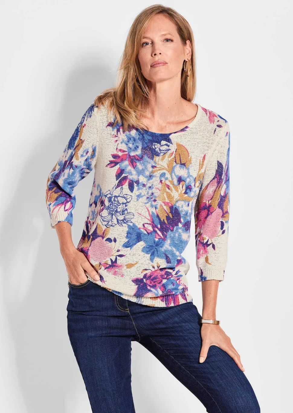 Pull imprimé très féminin