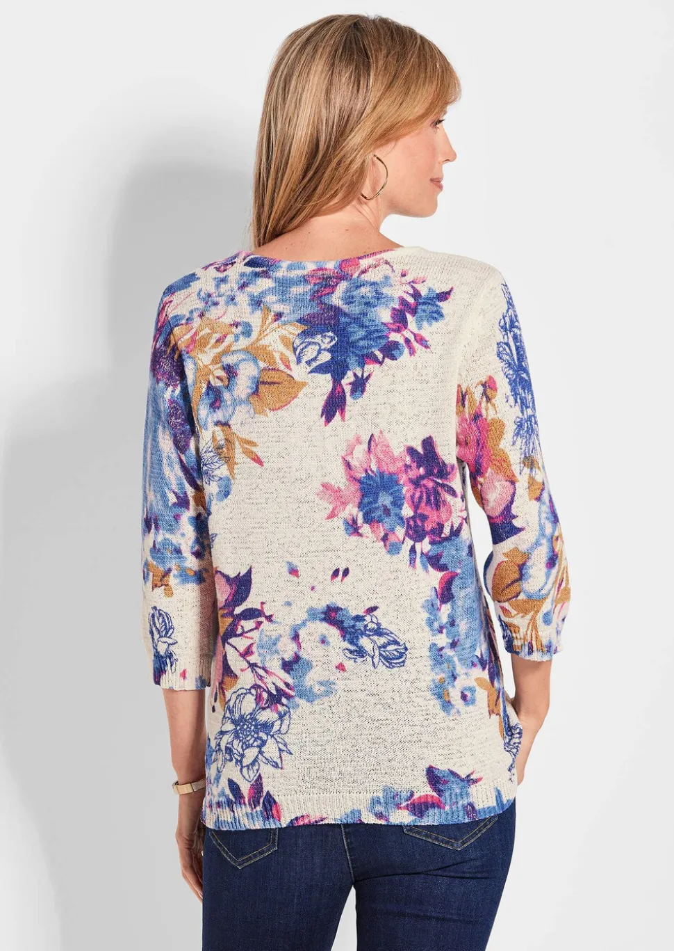 Pull imprimé très féminin