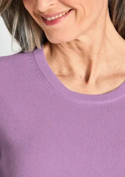 Pull à manches courtes en cachemire