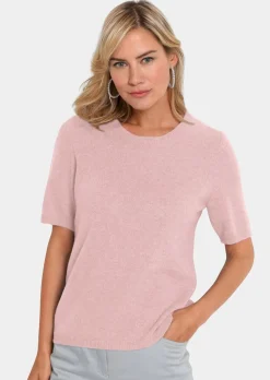 Pull à manches courtes en cachemire