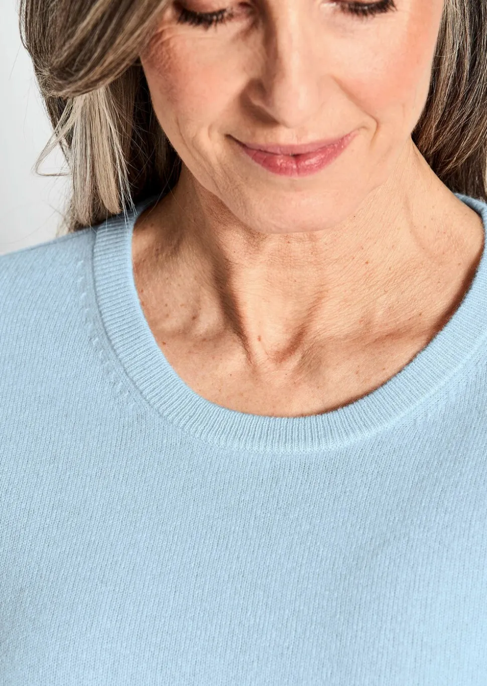 Pull à manches courtes en cachemire