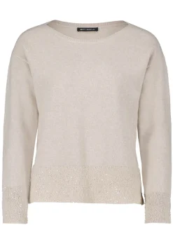 Pull moelleux en tricot pailleté