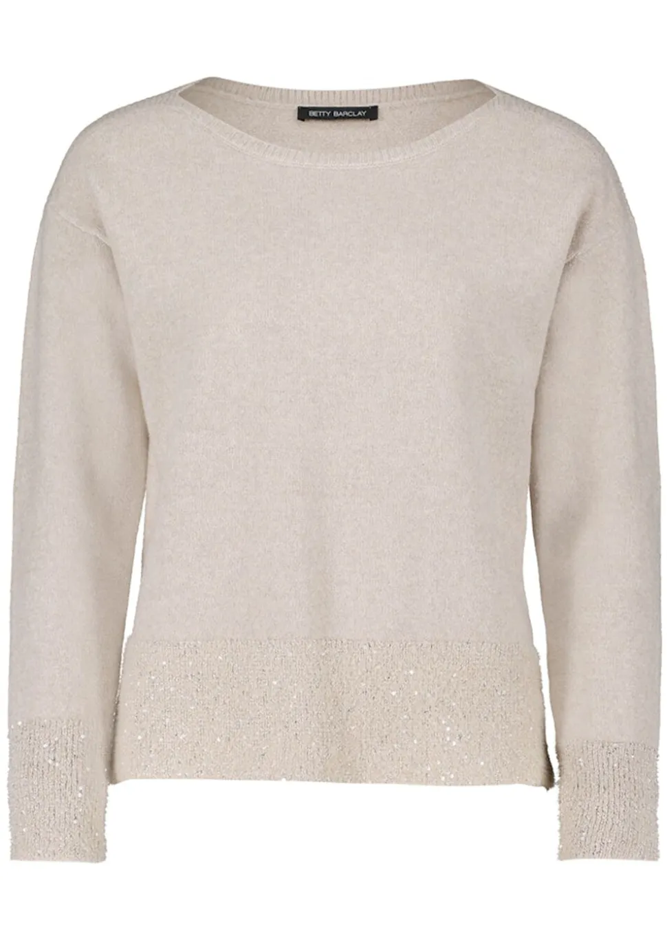 Pull moelleux en tricot pailleté