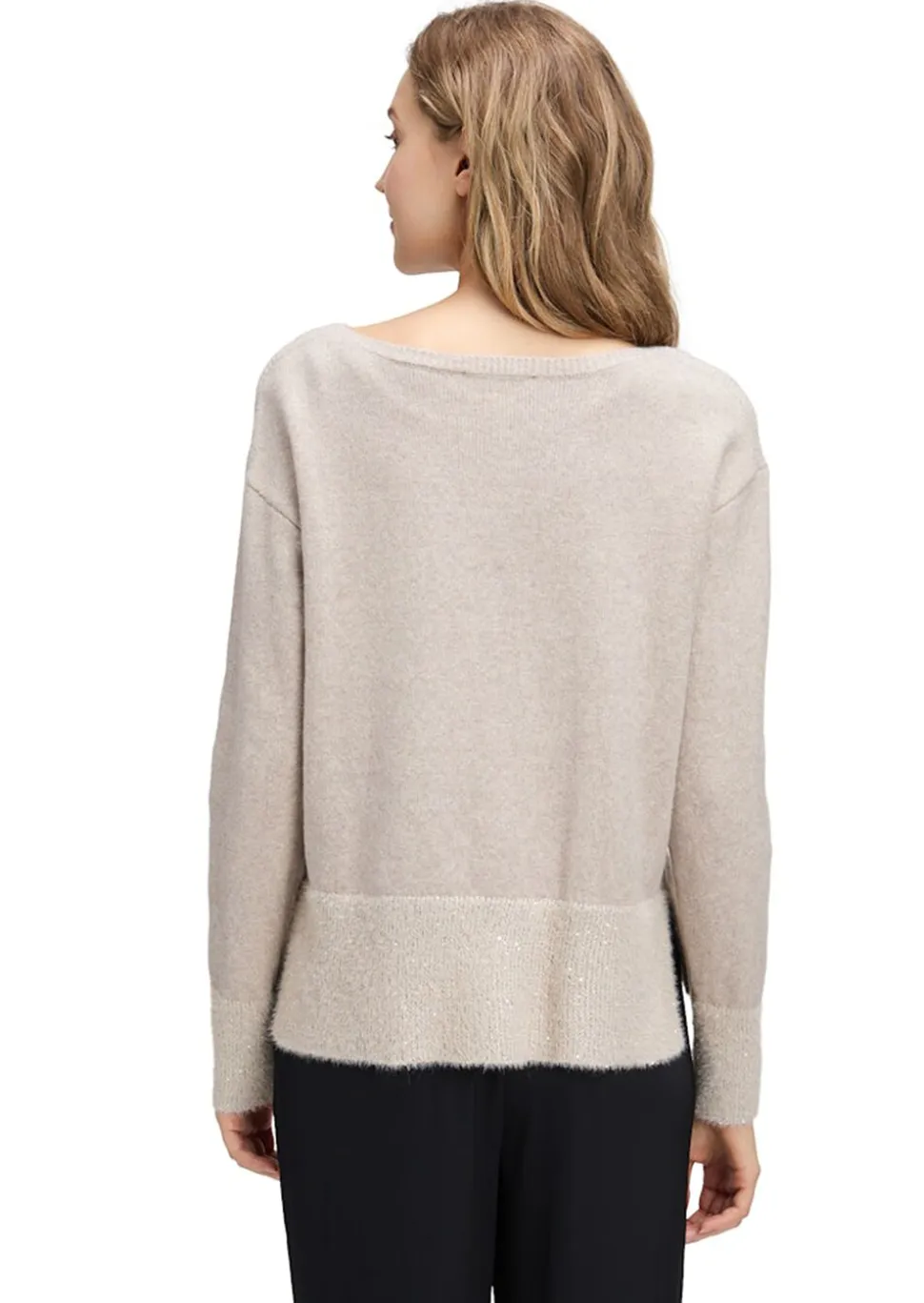 Pull moelleux en tricot pailleté