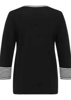 Pull à motif féminin