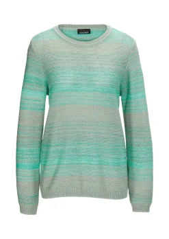 Pull multicolore avec dégradé plein de fraîcheur
