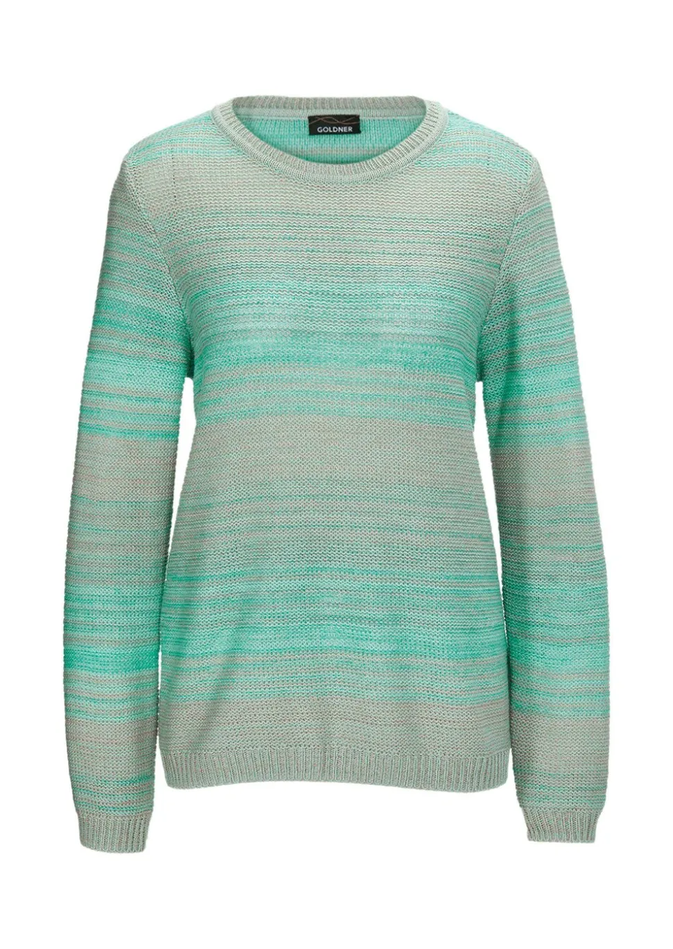 Pull multicolore avec dégradé plein de fraîcheur
