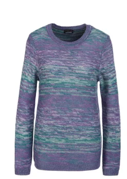 Pull multicolore avec dégradé plein de fraîcheur