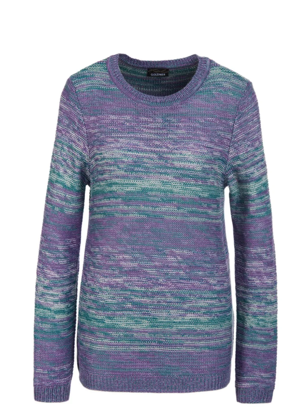 Pull multicolore avec dégradé plein de fraîcheur
