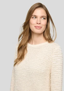 Pull-over en maille ruban raffinée