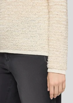 Pull-over en maille ruban raffinée